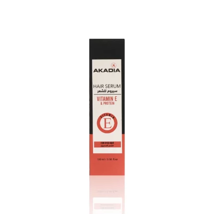 Akadia Vitamin E and protein hair serum for dyed hair
